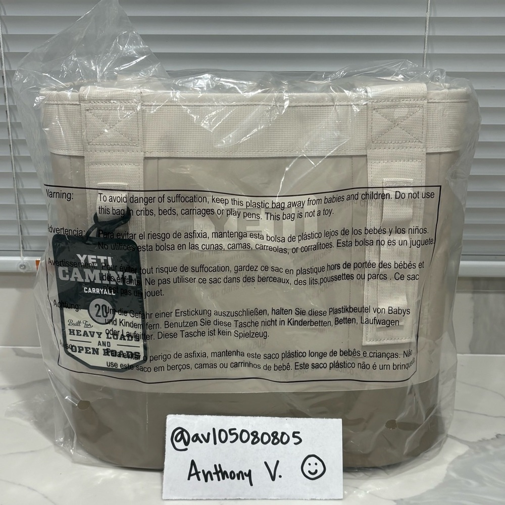 YETI Camino 20 Carryall - Cape Taupe Brand New